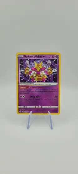 Pokemon TCG: Radiant Alakazam 059/195 SWSH Silver Tempest - NM - Image 2