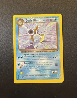 Dark Blastoise - 4/110 Legendary Collection Non-Holo Rare Pokemon LP - Image 1