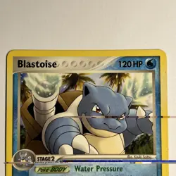 Pokemon TCG Blastoise 14/100 Non Holo Ex Crystal Guardians - HP/DMG - Image 2
