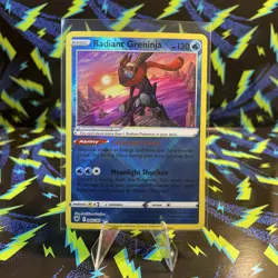 Radiant Greninja 046/189 Astral Radiance Pokemon Radiant Rare Pokemon TCG NM - Image 1