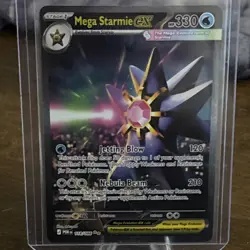 Pokemon Mega Starmie Ex Holo Water 118/088 330hp Jetting Blow Nebula - Image 1
