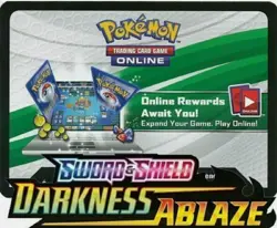 36x Darkness Ablaze Unused Pokemon Online Booster Codes In Hand Emailed - FAST! - Image 1