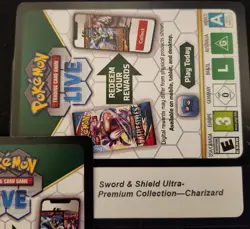 Pokemon SWSH Ultra Premium Charizard V/VMAX/VSTAR SWSH260-262 Online Promo Code! - Image 1