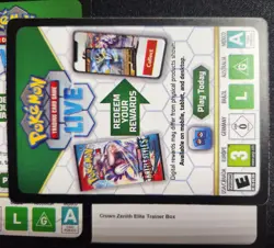 Pokemon Crown Zenith Elite Trainer Box Code Pokemon PTCGO Online Code Fast Send - Image 1
