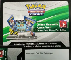 Pokemon Champion's Path Elite Trainer Box Code TCGO Online Code - Fast Send - Image 1