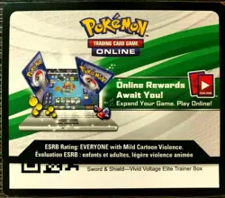 Pokemon SWSH Vivid Voltage TCG - Gigantamax Pikachu Elite Trainer Box Code FAST - Image 1