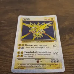 LP Zapdos 19/102 Legendary Collection Rare Reverse Holo Pokemon TCG 2002 - Image 1