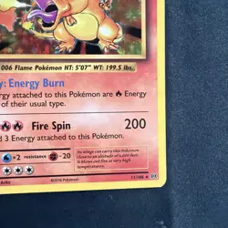 TCG POKEMON CHARIZARD HOLO XY EVOLUTIONS 11/108 - Image 4