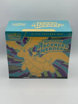 POKEMON TCG ASCENDED HEROES ETB ELITE TRAINER BOX FACTORY SEALED (SLIGHT DAMAGE) - Image 1