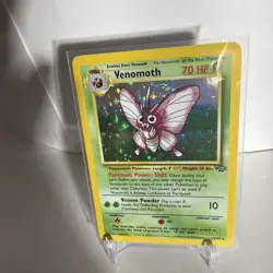 Pokemon Venomoth RARE FIRST YEAR 13/64 Jungle Holo - Non-played - Image 1