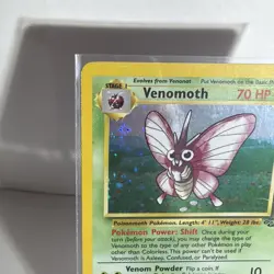 Pokemon Venomoth RARE FIRST YEAR 13/64 Jungle Holo - Non-played - Image 5
