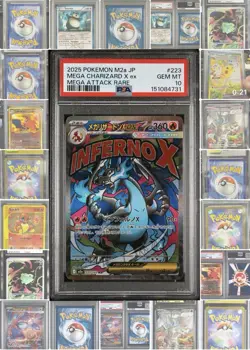 Pokemon Mega Charizard X EX 223/193 JP PSA 10 Holo Mega Attack Rare M2a - Image 1