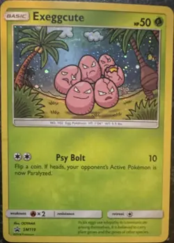 The Pokemon Company Exeggcute SM119 SM Promo Holo Basic 50 HP English - Image 1