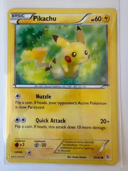 Pokemon 2016 TCG Pikachu Common Generations 26/83 LP - Image 2