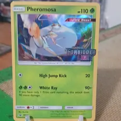 Pokemon TCG Pheromosa Sun & Moon Forbidden Light Stamp Promo SM115 - Image 1