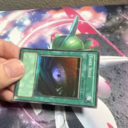 MISPRINT Konami Yu-Gi-Oh! Dark Hole LOB-052 Super Rare Holo Unlimited EN - Image 5