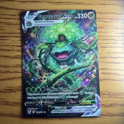 Venusaur VMAX FAN ART Custom Holo Full Art Pokemon Card - Image 1
