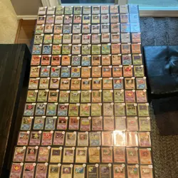 Pokemon Vintage Card Lot 250 Base Set 1st Edition - Image 1