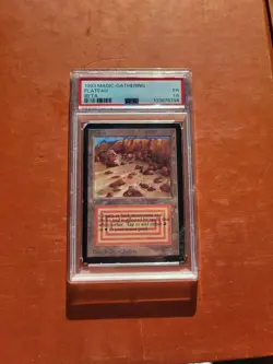 very rare magic the gathering cards. Beta, Plateau, Professionally Graded, - Image 1