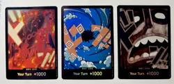 One Piece - Foil DON!! (3x) Cards PRB-02 The Best Vol.2 English Jinbe Ussop - Image 1