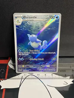 Pokemon TCG Wartortle Card 171/165 IR SV Scarlet & Violet 151 NM+ Condition - Image 1