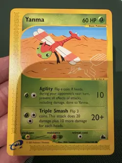 Pokemon TCG Yanma Skyridge 116/144 Regular Card - Image 1
