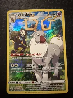 Wyrdeer TG06/TG30 Swsh10: Astral Radiance Trainer Gallery Holo Pokemon Card T01 - Image 1