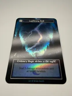 Sorcery Contested Realm - Lightning Bolt Foil Alt Art - Team Covenant Exlusive - Image 1