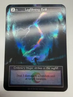 Sorcery Contested Realm - Lightning Bolt Foil Alt Art - Team Covenant Exlusive - Image 2
