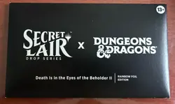 MTG Foil Secret Lair Dungeons & Dragons Eye of the Beholder II Rainbow Foil NEW - Image 2