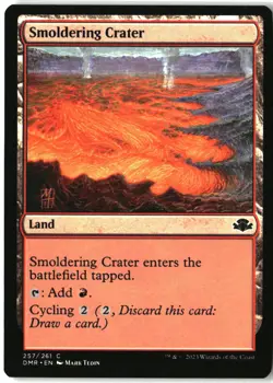 MTG Smoldering Crater [DMR - 257] LP 2-35 - Image 1