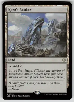 Karn's Bastion Rare Commander: The Lost Caverns of Ixalan 339 MTG Near Mint - Image 1