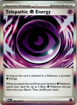 Telepathic Psychic Energy Perfect Order 088/088 Rare Holo Pokemon Near Mint - Image 1