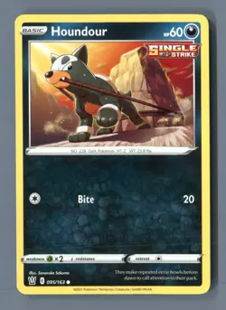 Houndour 095/163 Common Battle Styles Pokemon Near Mint - Image 1