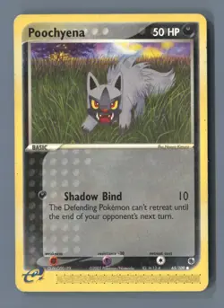 Poochyena 65/109 Common Ruby & Sapphire Pokemon Near Mint - Image 1