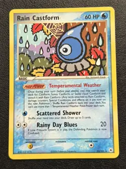 Rain Castform 23/101 Hidden Legends Pokemon Regular NM - Image 1