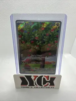Twilight Masquerade Applin 185/167 Illustration Rare Pokemon TCG - Image 1