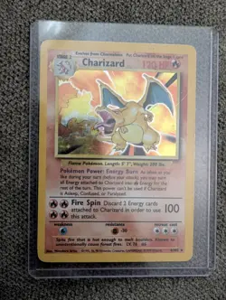 Pokemon Card Charizard Holo 4/102 1999 Base Set Original - rare. - Image 1