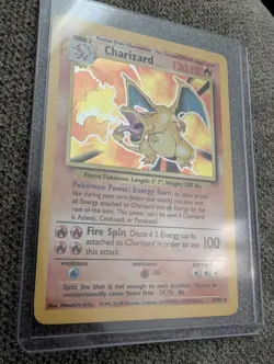 Pokemon Card Charizard Holo 4/102 1999 Base Set Original - rare. - Image 2