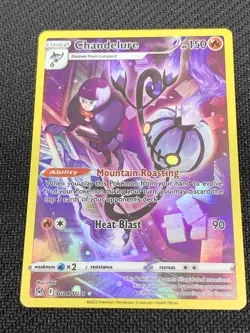 Pokemon Chandelure TG04/TG30 Full Art Lost Origin Trainer Gallery New Near Mint - Image 1