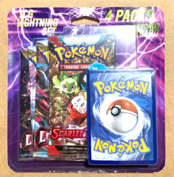 Pokemon TCG Lightning Set 3x Lost Origin Packs And 1x Scarlet&Violet Pack! - Image 1