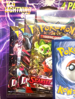Pokemon TCG Lightning Set 3x Lost Origin Packs And 1x Scarlet&Violet Pack! - Image 3