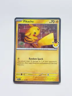 Pikachu 051 /162 Promo 2026 Pokemon Day Stamped English Near Mint #19 - Image 1
