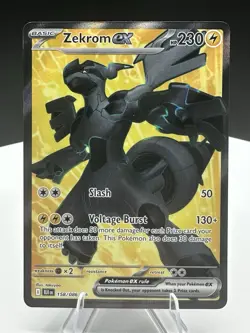 Pokemon TCG Zekrom ex 158/086 Full Art Ultra Rare - Black Bolt NM - Image 3