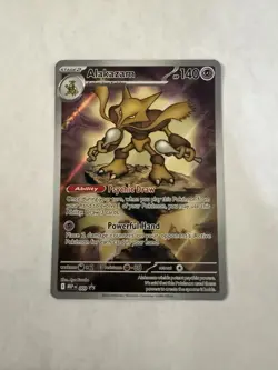 Pokemon Alakazam 009 Me: Mega Evolution Promo Holo Stage 2 140 HP Psychic Draw - Image 1