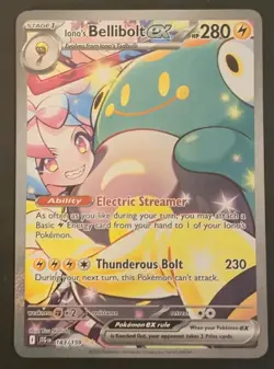 Ionos Bellibolt ex 183/159 Journey Together Special Illustration Rare Pokemon - Image 1