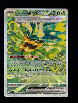 Teal Mask Ogerpon ex 211/167 Twilight Masquerade Pokemon NM - Image 1
