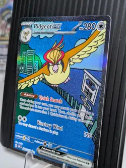 Pokemon Pidgeot ex SV03 Obsidian Flames Holo Special Illustration 225/197 280 HP - Image 3