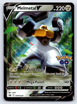 Melmetal V SWSH224 Holo Promo Sword & Shield Promo Pokemon Near Mint - Image 1