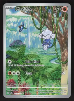 Meditite 153/142 Pokemon TCG SV07: Stellar Crown NM - Image 1